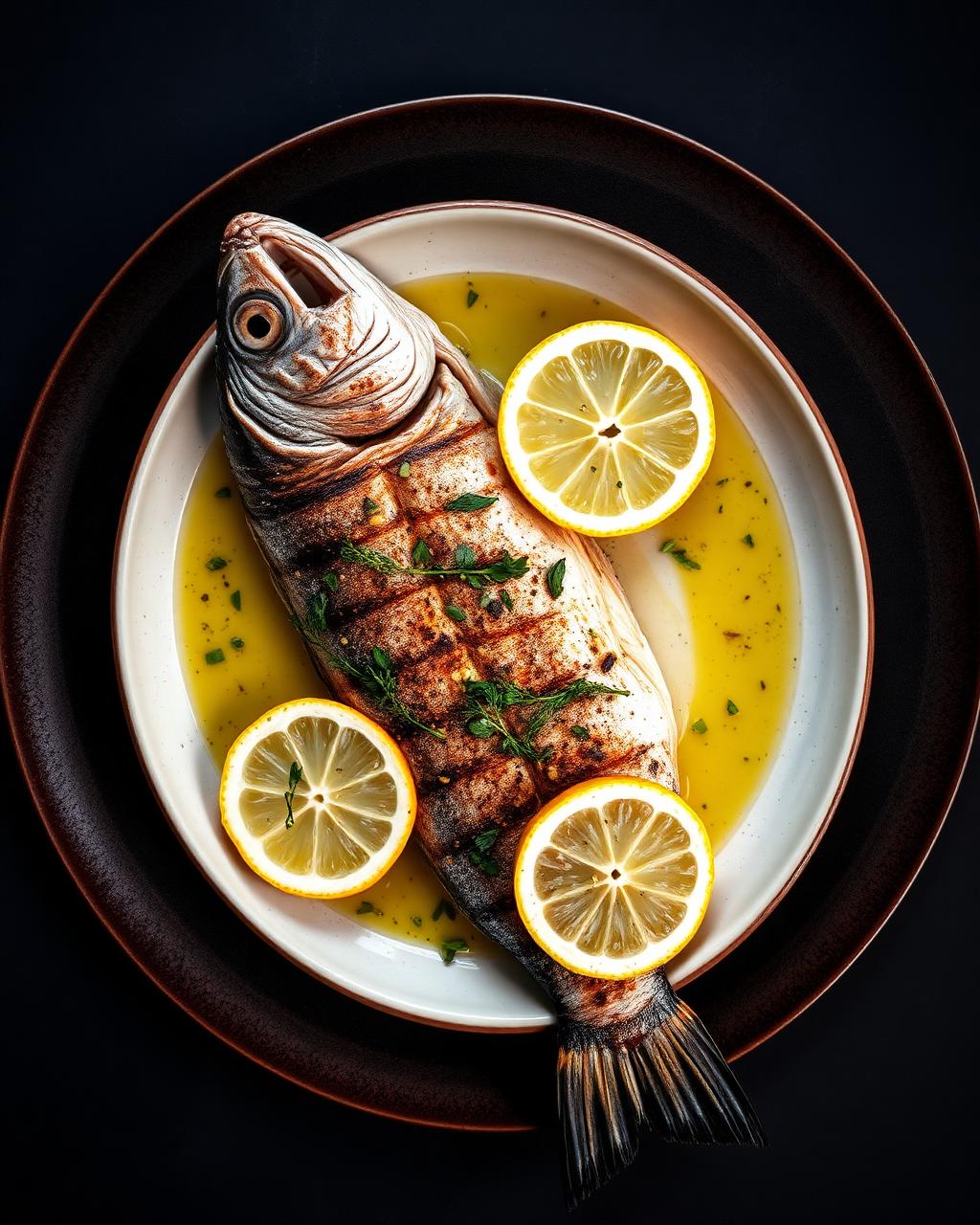 Grilled fish